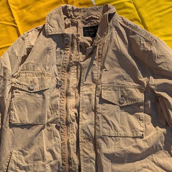 Allsaints beige utility jacket, 100% cotton - Picture 3 of 10